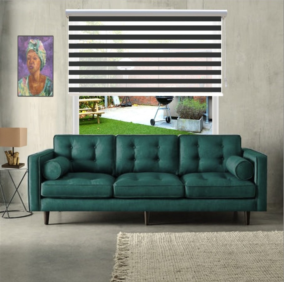 Угловой диван Генри бирюзовый