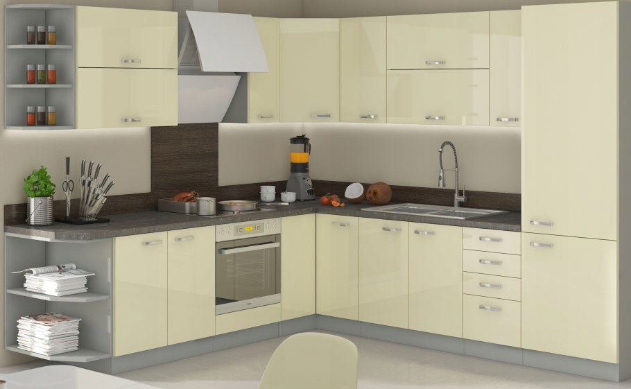 Белая кухня Неоклассика Slotex 2340