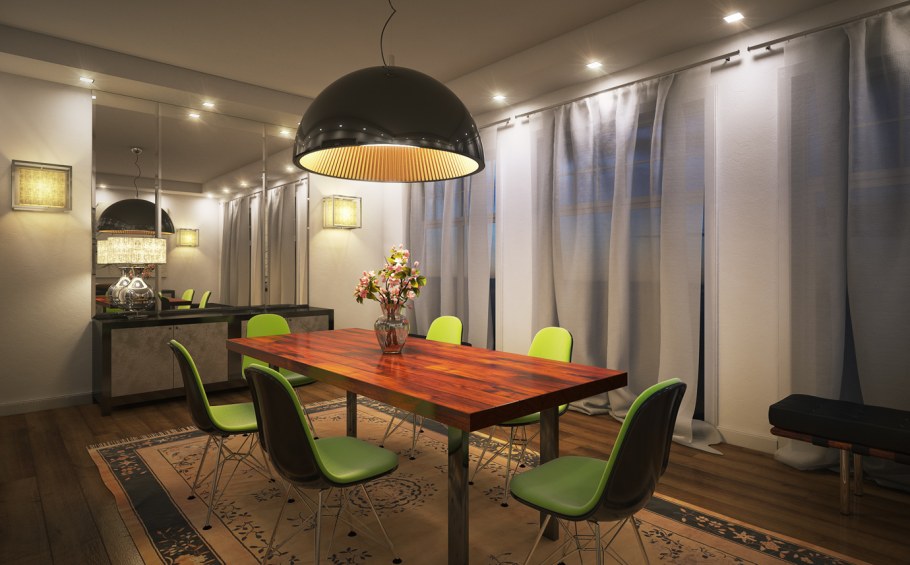 Локальное освещение в интерьере