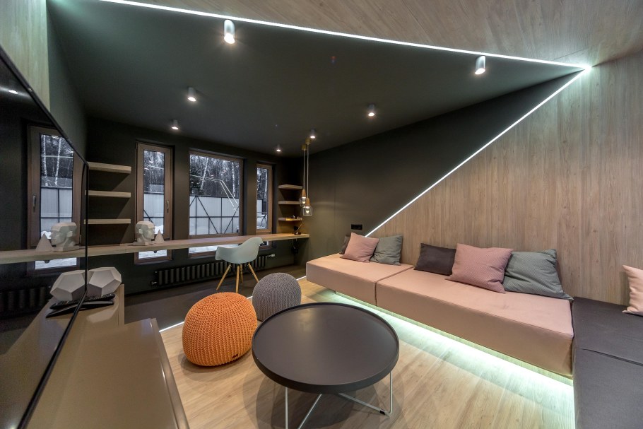 Комбинированное освещение в интерьере