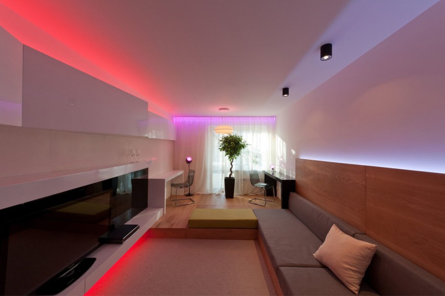 Искусственное освещение комнаты