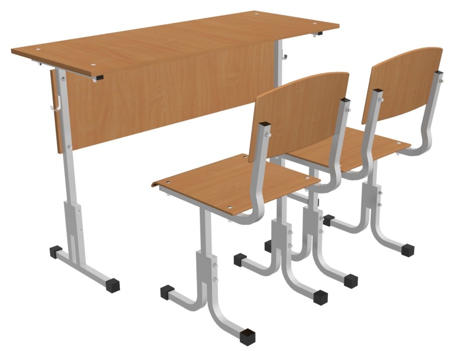 Парта 2-х местная (в комплекте с электрикой) 24/182