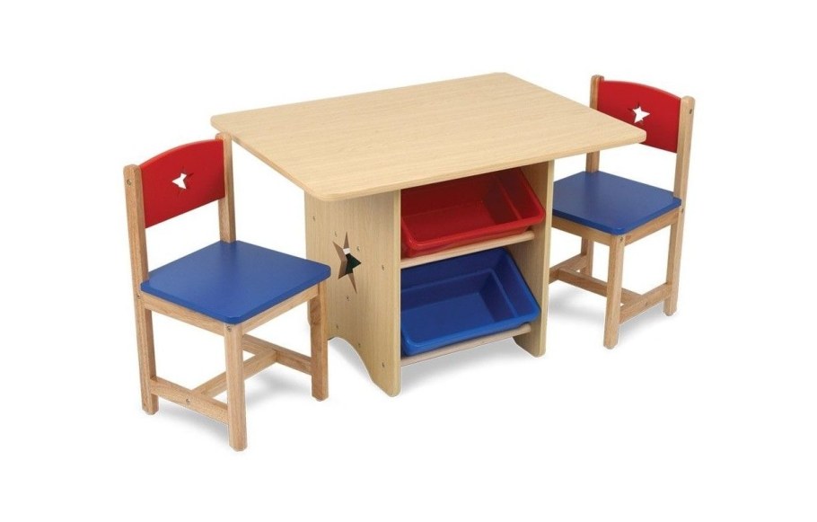 Стол + 2 стула звезда kidkraft