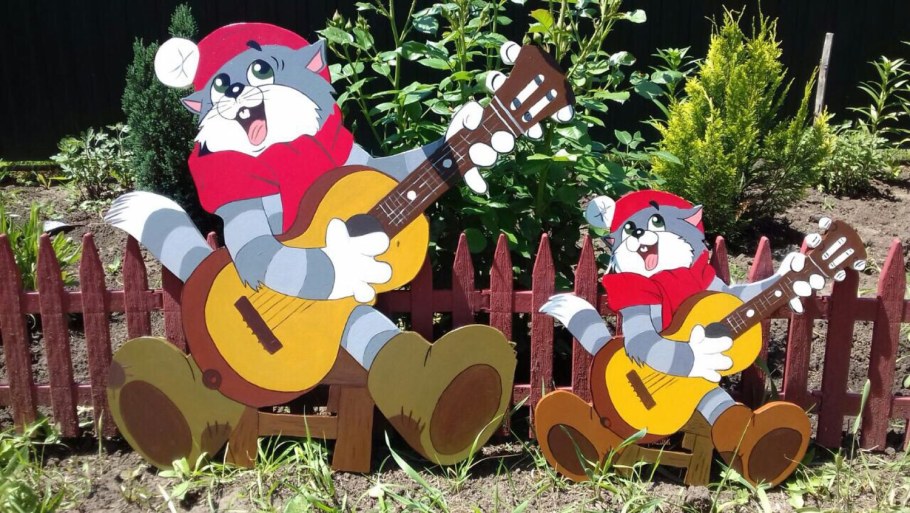 Фигуры из фанеры для сада