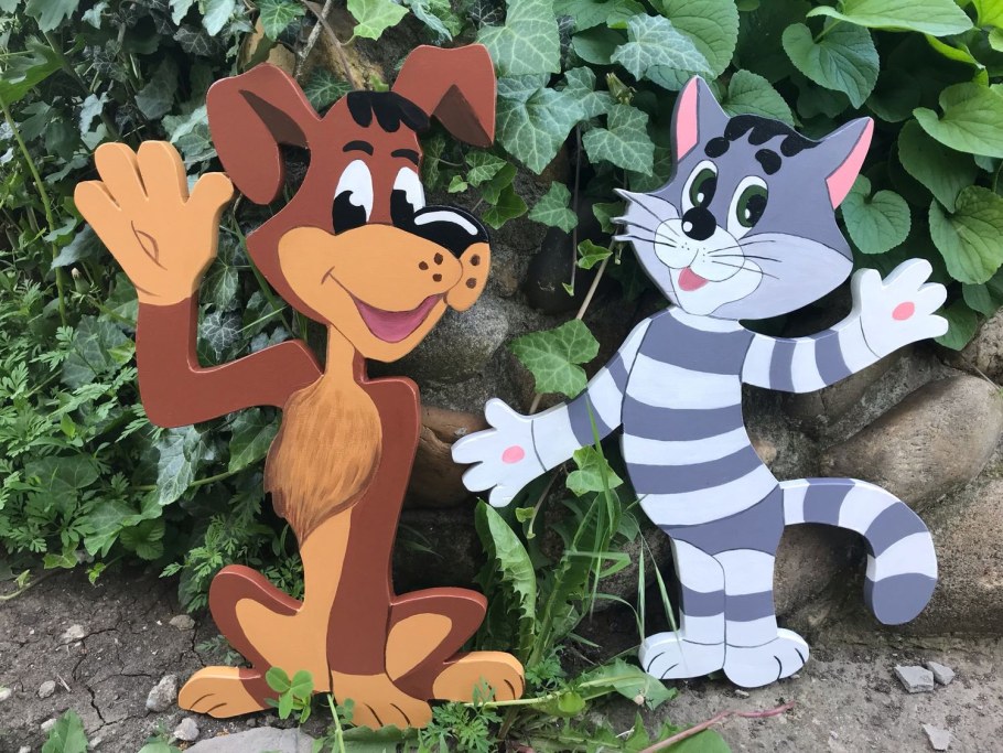 Фигурки на забор из фанеры