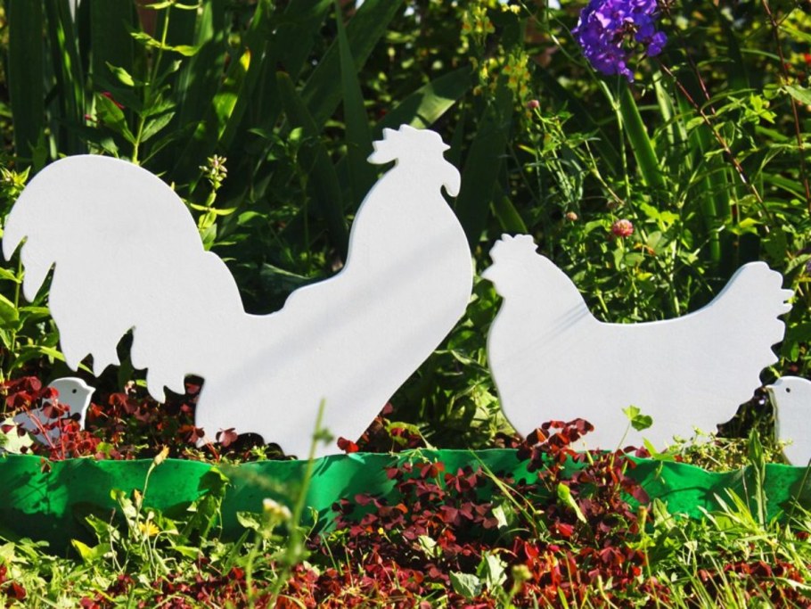 Фигуры из фанеры для сада