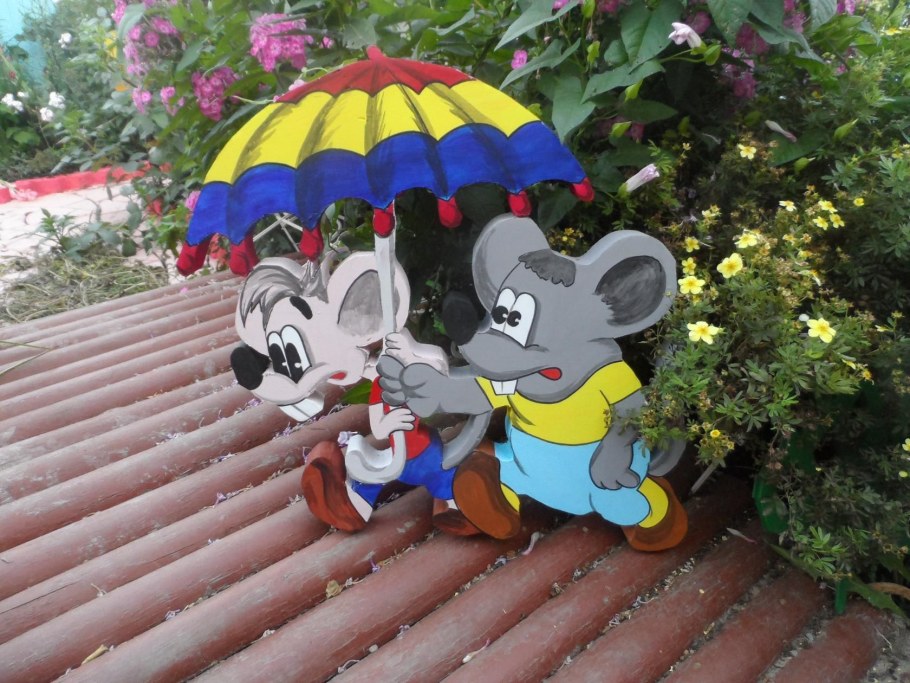 Фигурки из фанеры для сада