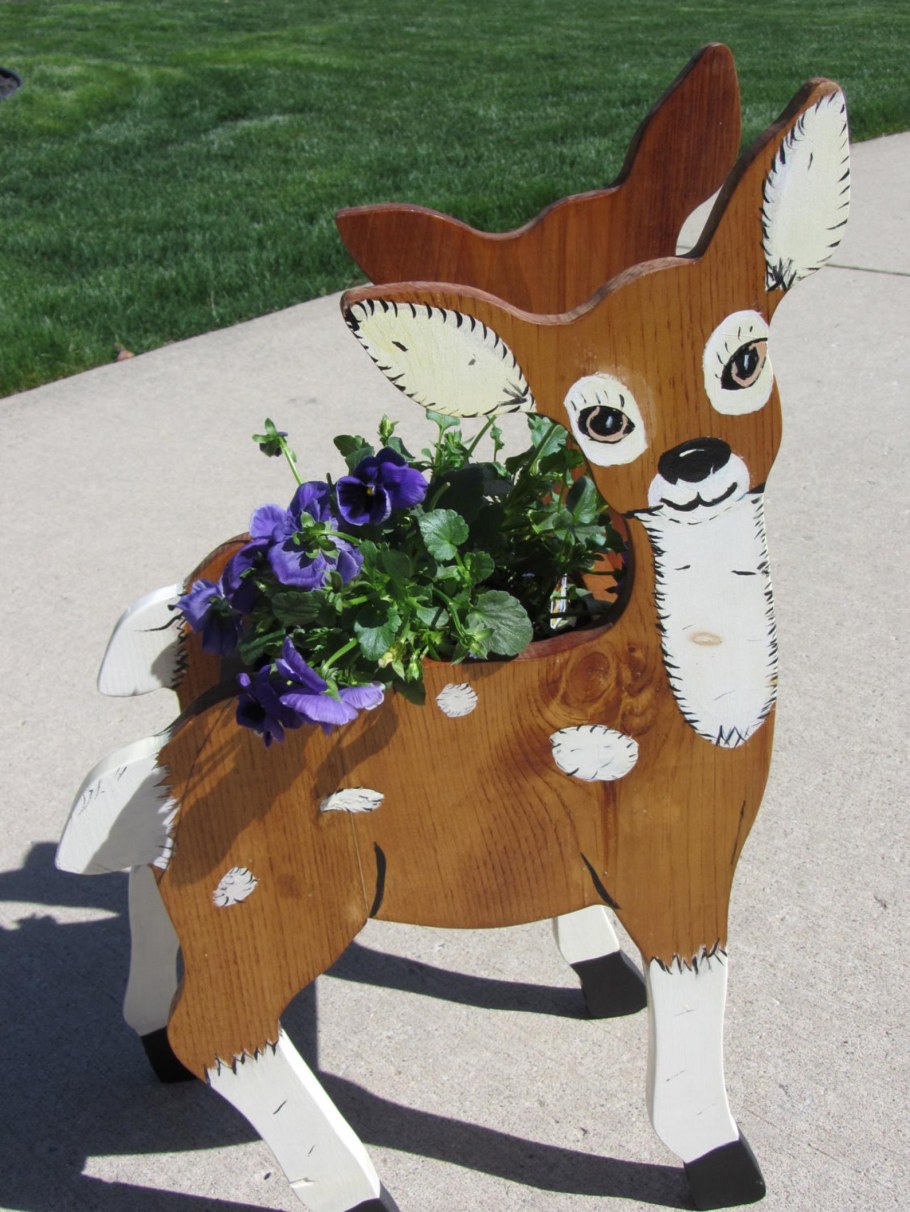 Фанерные фигурки для сада