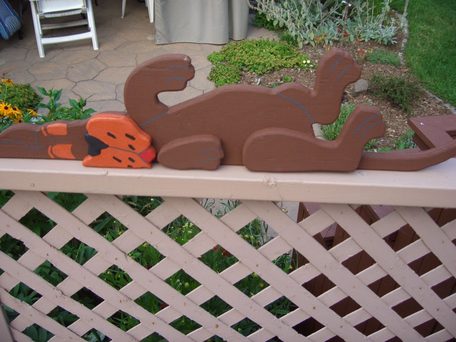 Корова из фанеры для сада