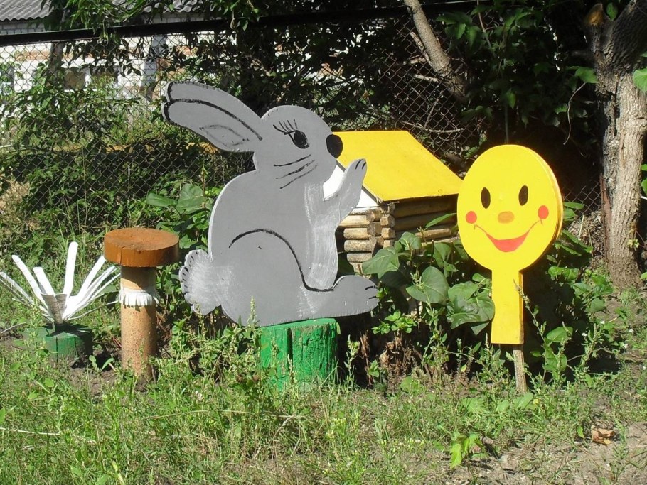 Фигурки из фанеры для сада