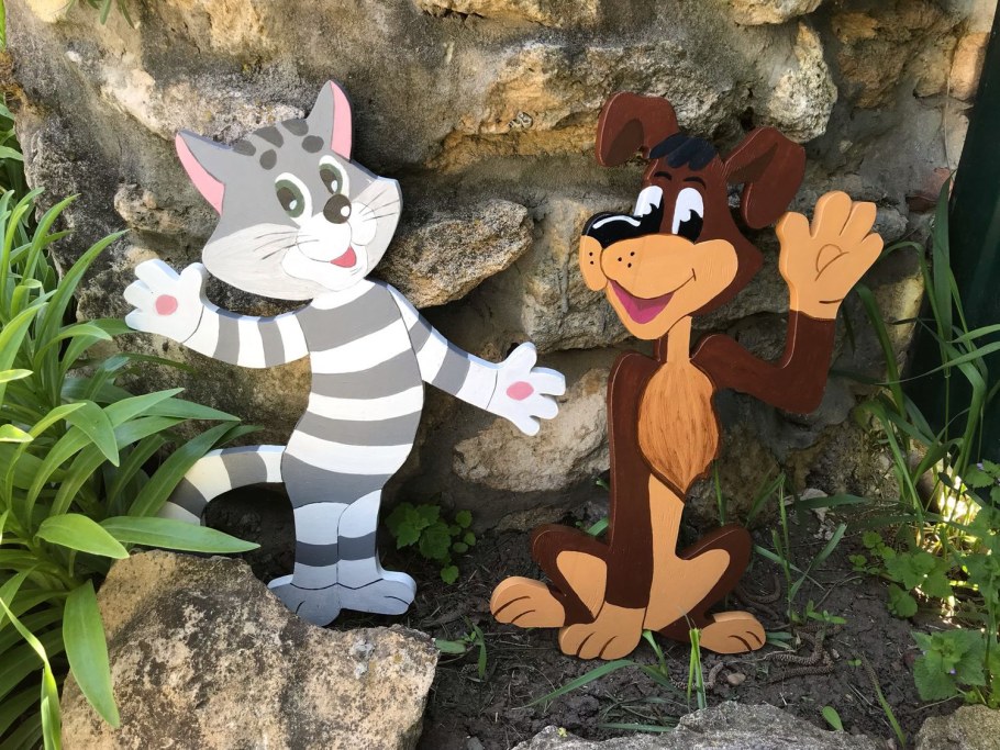 Фигуры из фанеры для сада