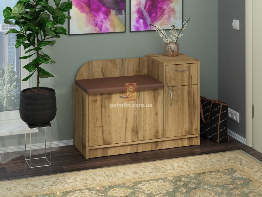 Тумба для обуви Pehotin б-3 (дуб сонома) Размеры