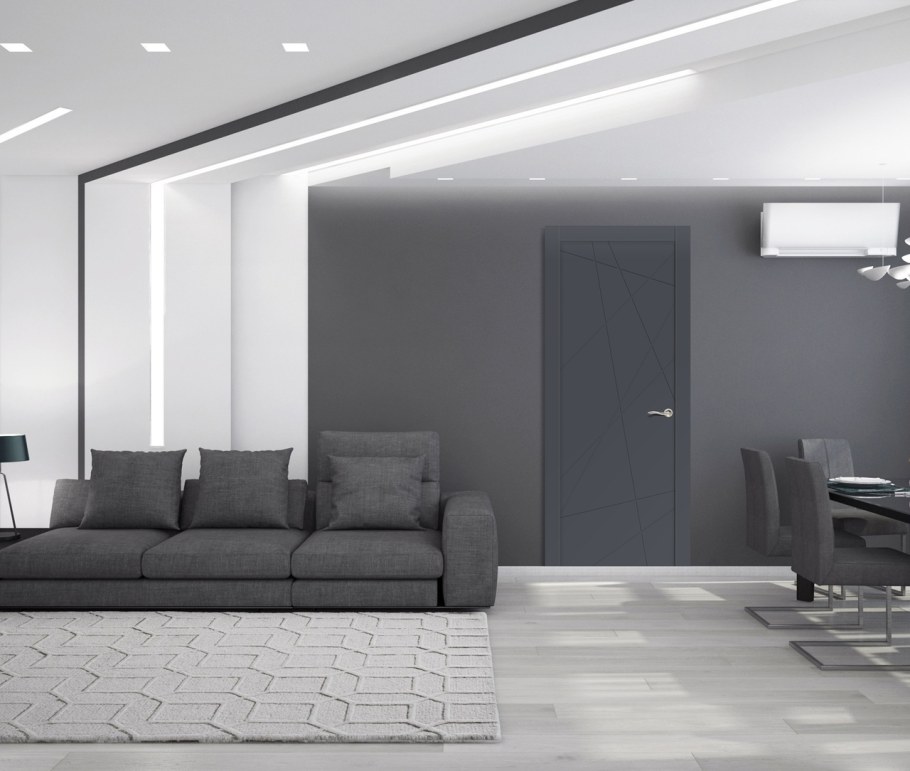 Серый интерьер Минимализм