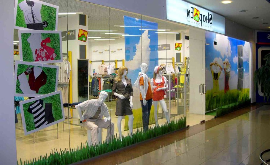 Красивые витрины детских магазинов