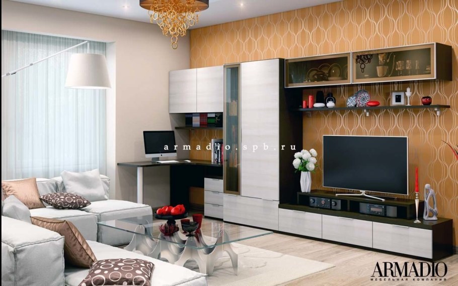 Гостиная intra венге модульная