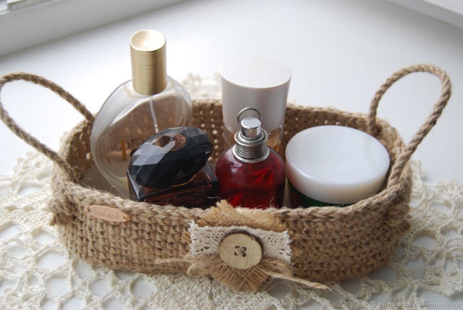 Изделия из джута в интерьере