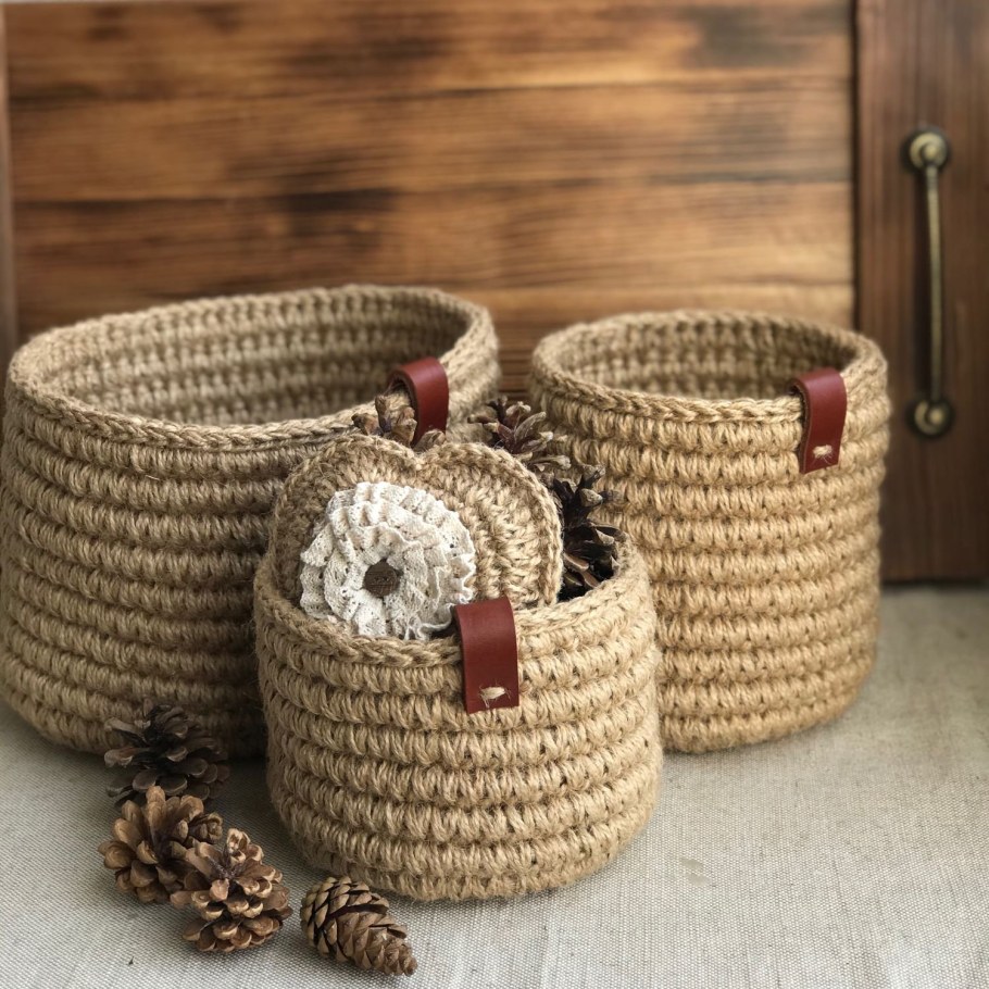 Декор из джутового каната