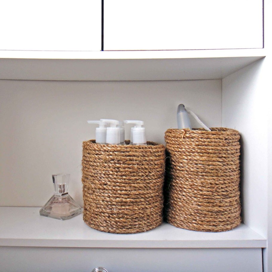 Предметы интерьера из джута