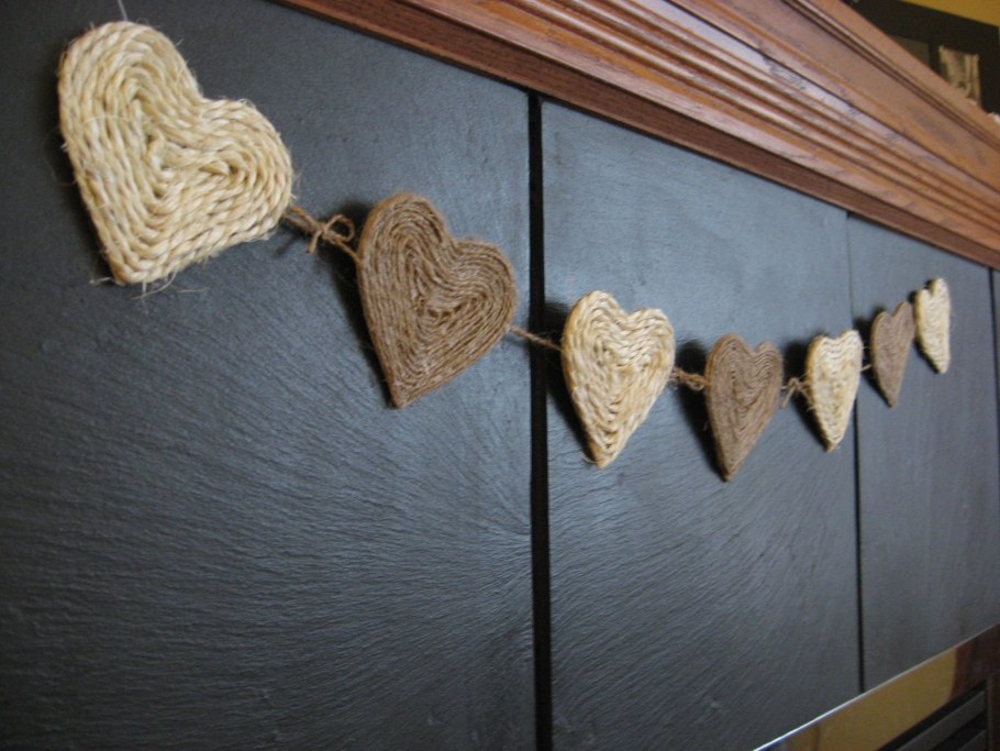 Мешковина в декоре кухни