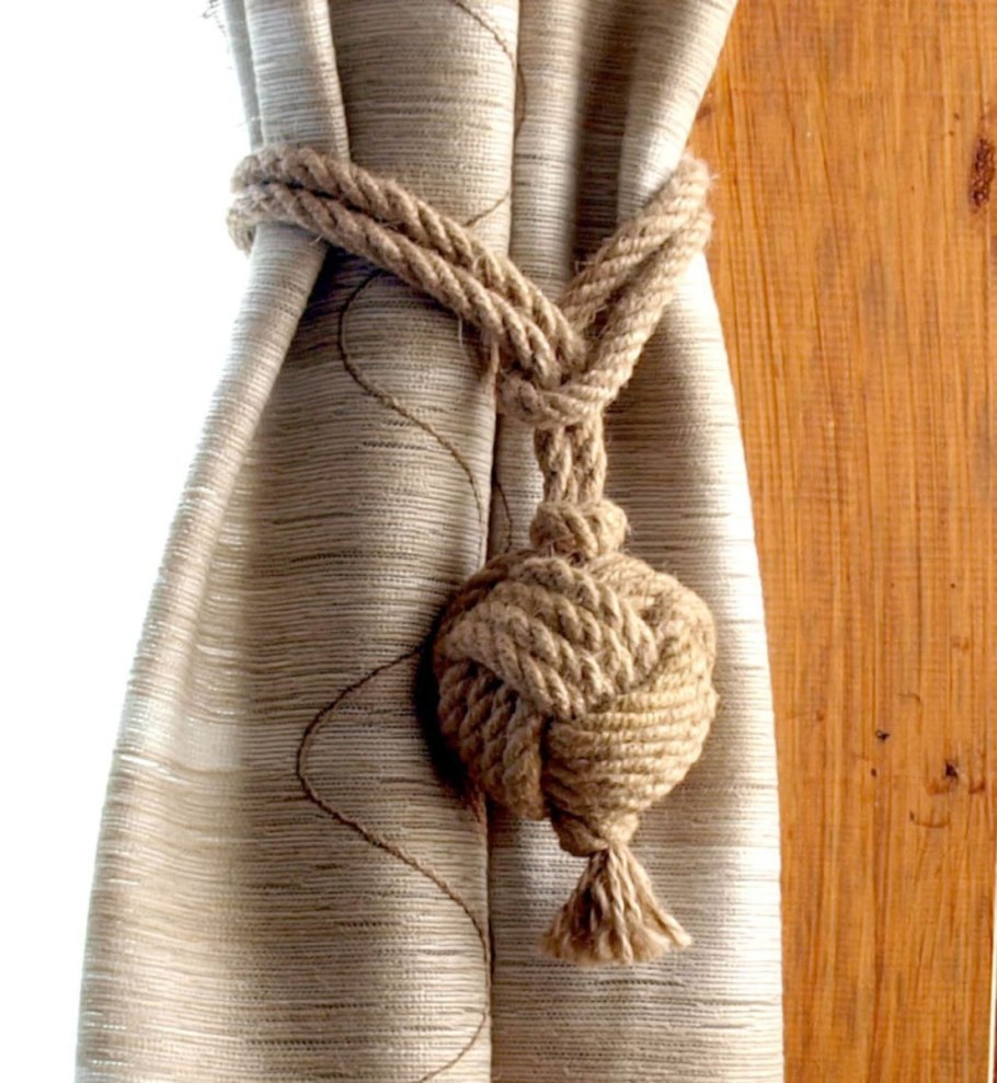 Джутовая веревка в интерьере