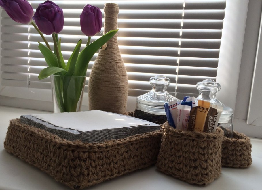 Корзина из джута