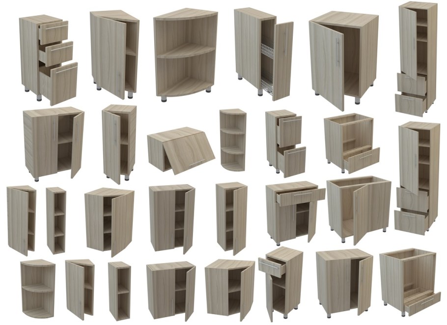 Модульные шкафы для кухни