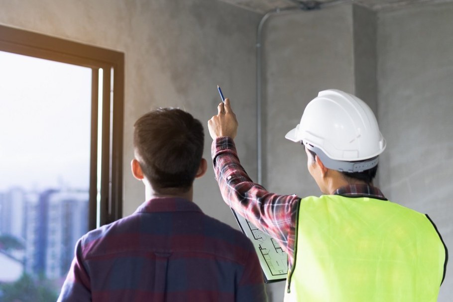 Арка между кухней и гостиной