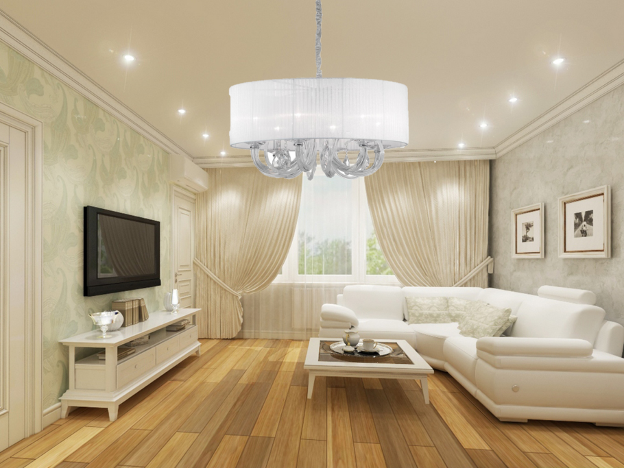 Преимущества натяжных потолков