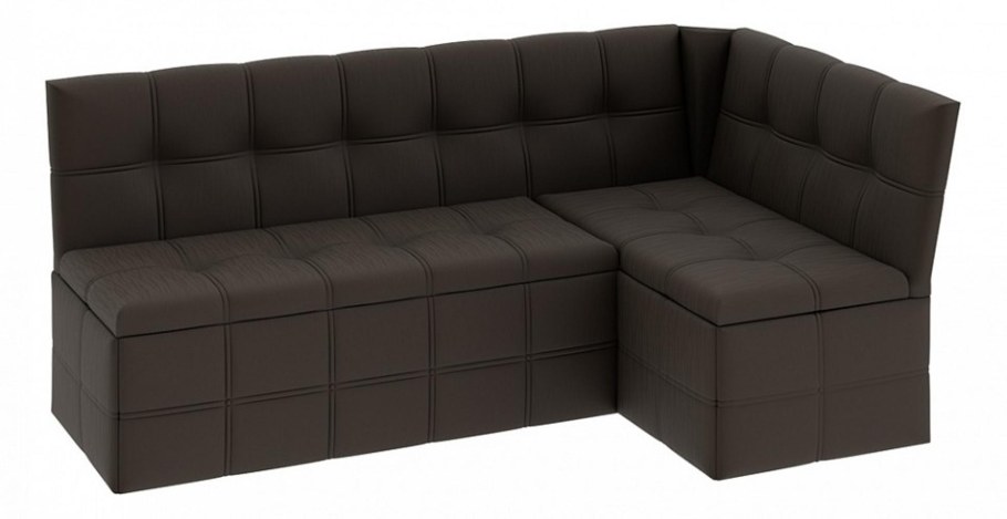 Кухня с фиолетовым диваном