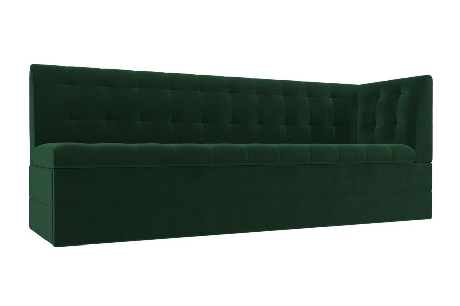 Кухонный диван Бриз с углом, велюр, модель 106969