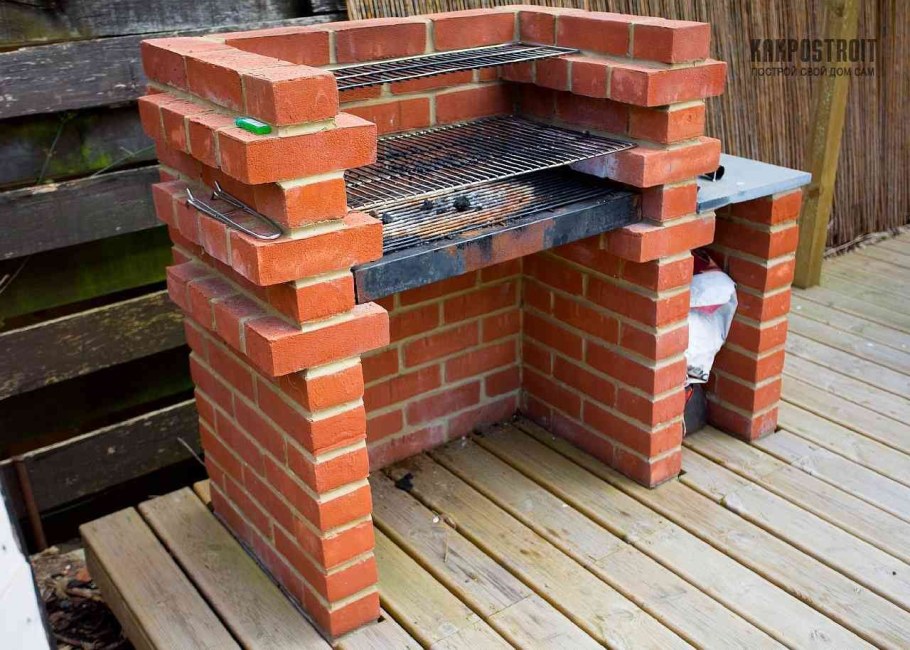 Мангал из кирпича