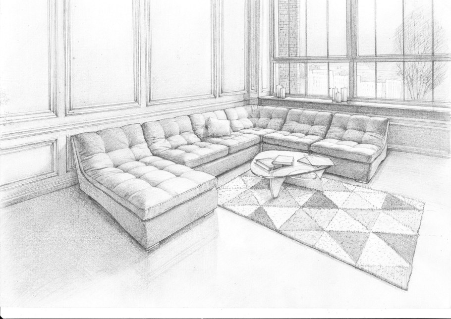 Эскизы мягкой мебели