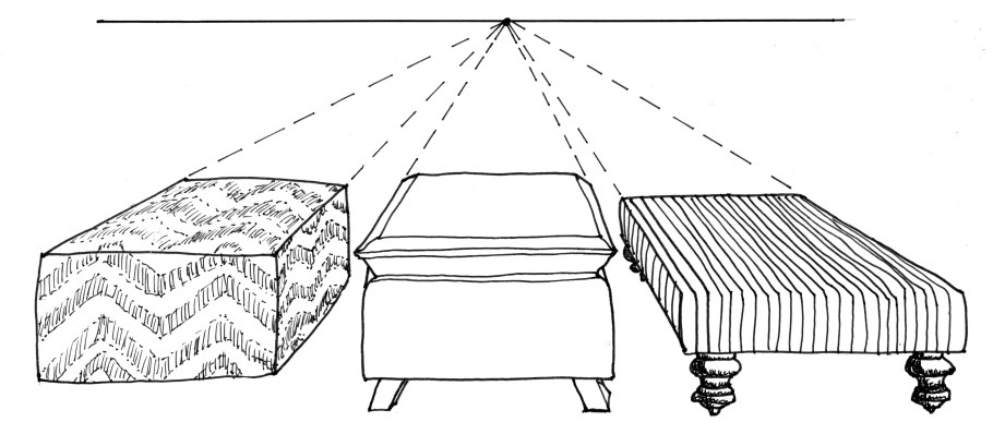 Угловая перспектива спальни