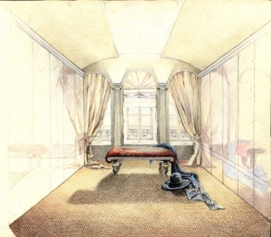 Эскиз интерьера жилого помещения