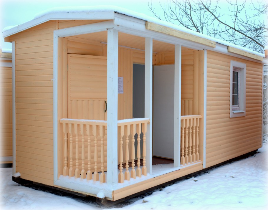 Бытовка 8х2.3м веранда