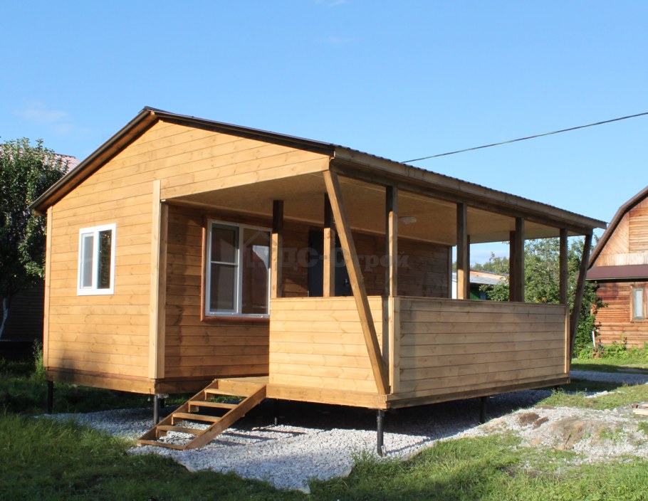 Бытовка с террасой