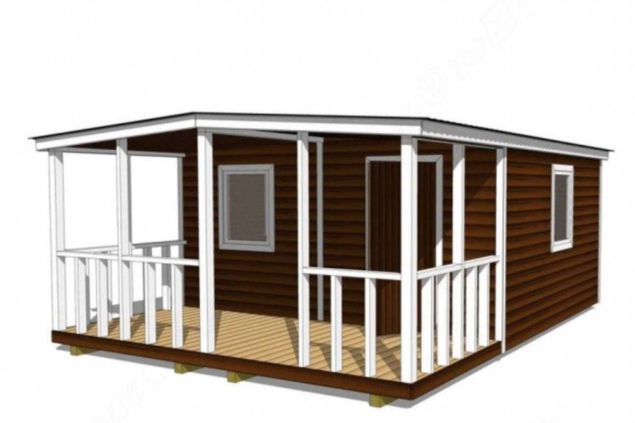 Вагончик с верандой