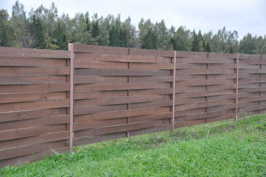 Деревянный забор