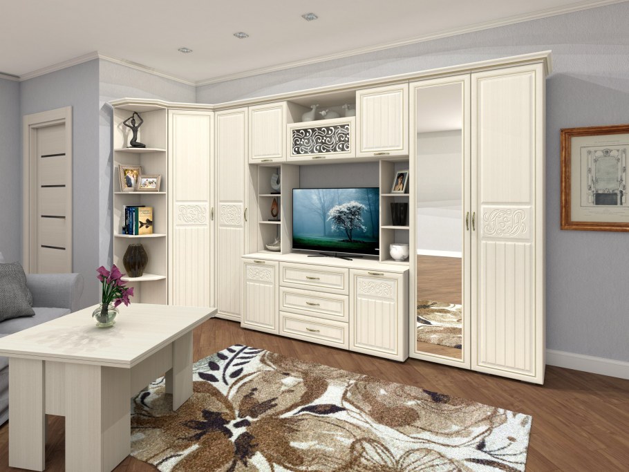 Стенка Виктория-2 (мебель Маркет)