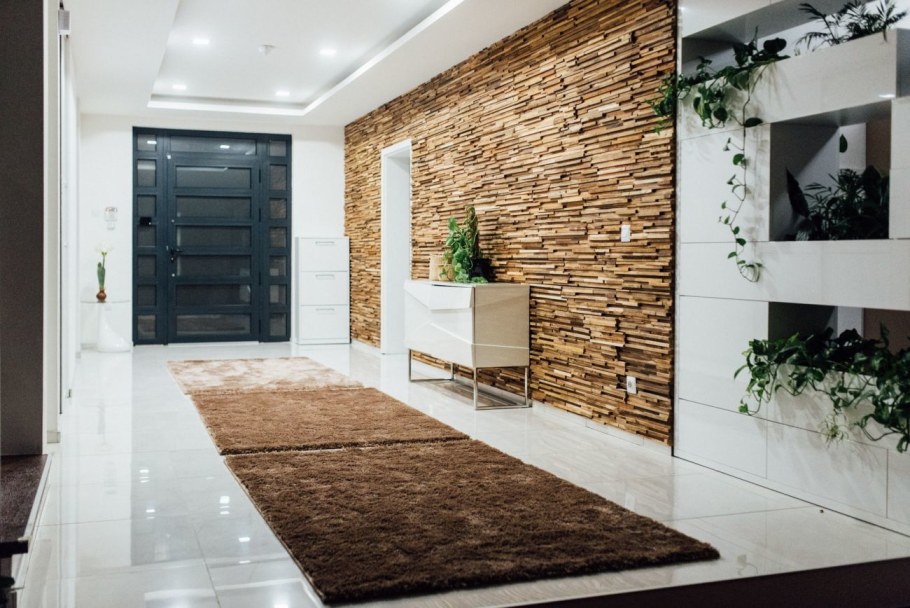 Декоративные каменные панели для внутренней отделки стен