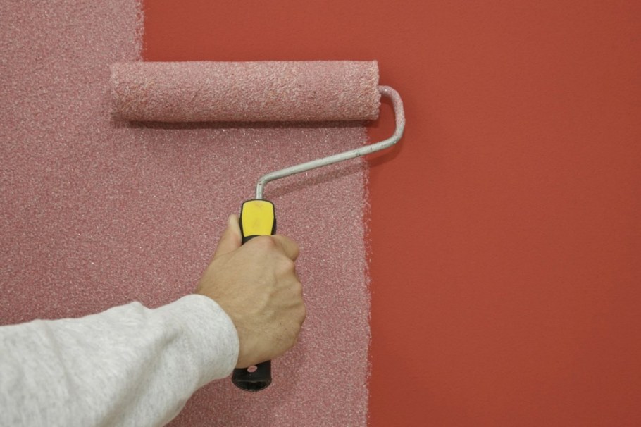 Прорезиненная краска для стен