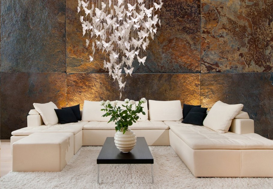 Декоративная штукатурка в интерьере