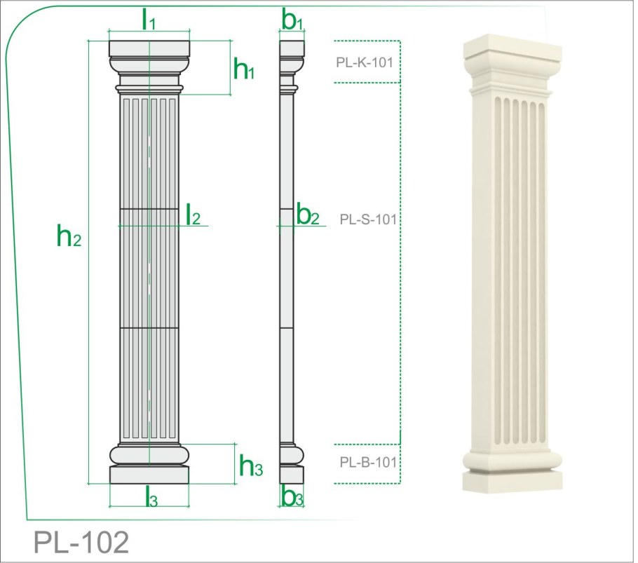 Лепнина на фасаде