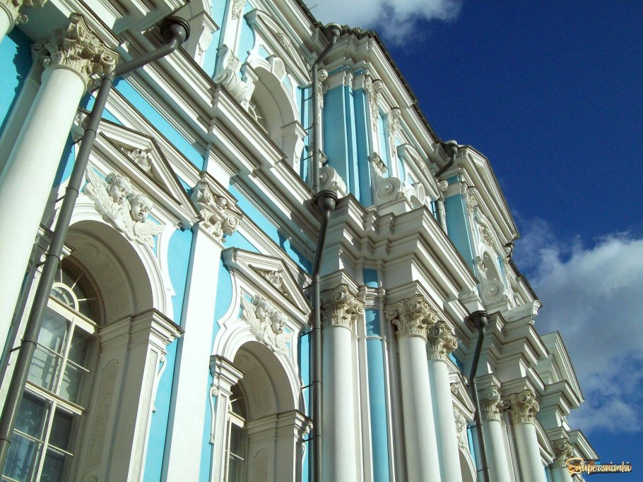 Смольный собор Елизаветинское Барокко