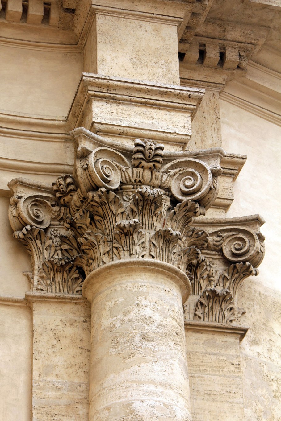 Фронтон пилястра Капитель колонна