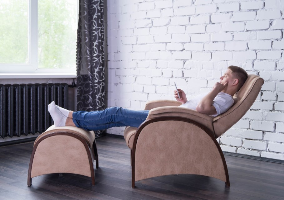 Кресло-качалка Родос экокожа