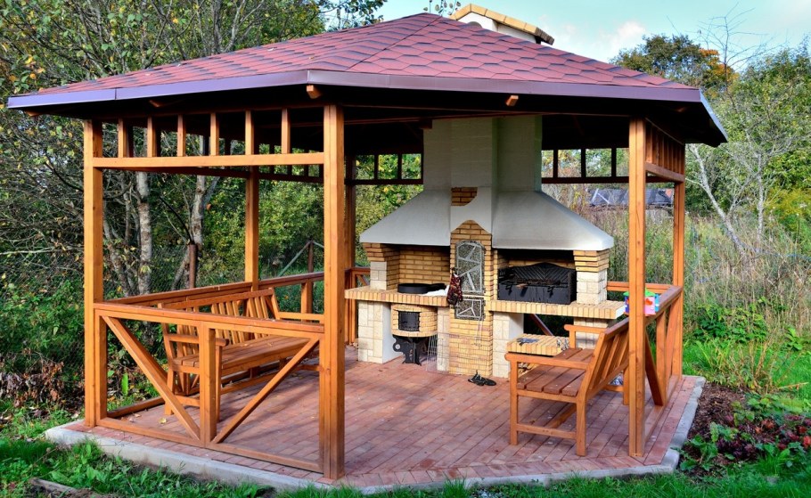 Wooden Gazebo беседки
