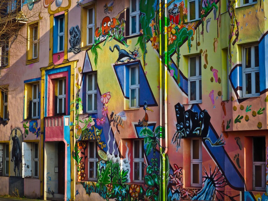 Расписной фасад Малага