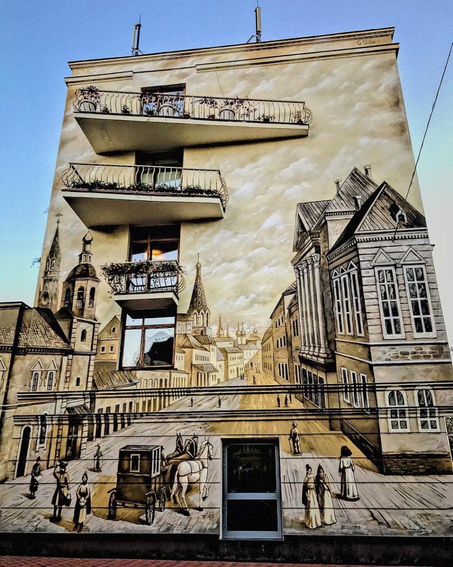 Стрит-арт Остоженка