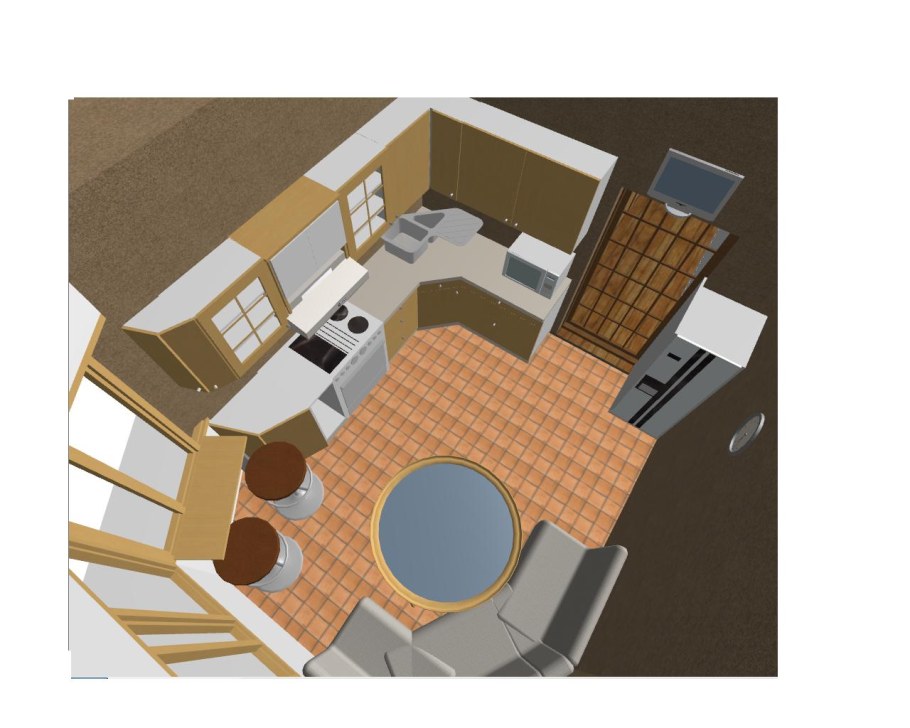 План гостиной с размерами